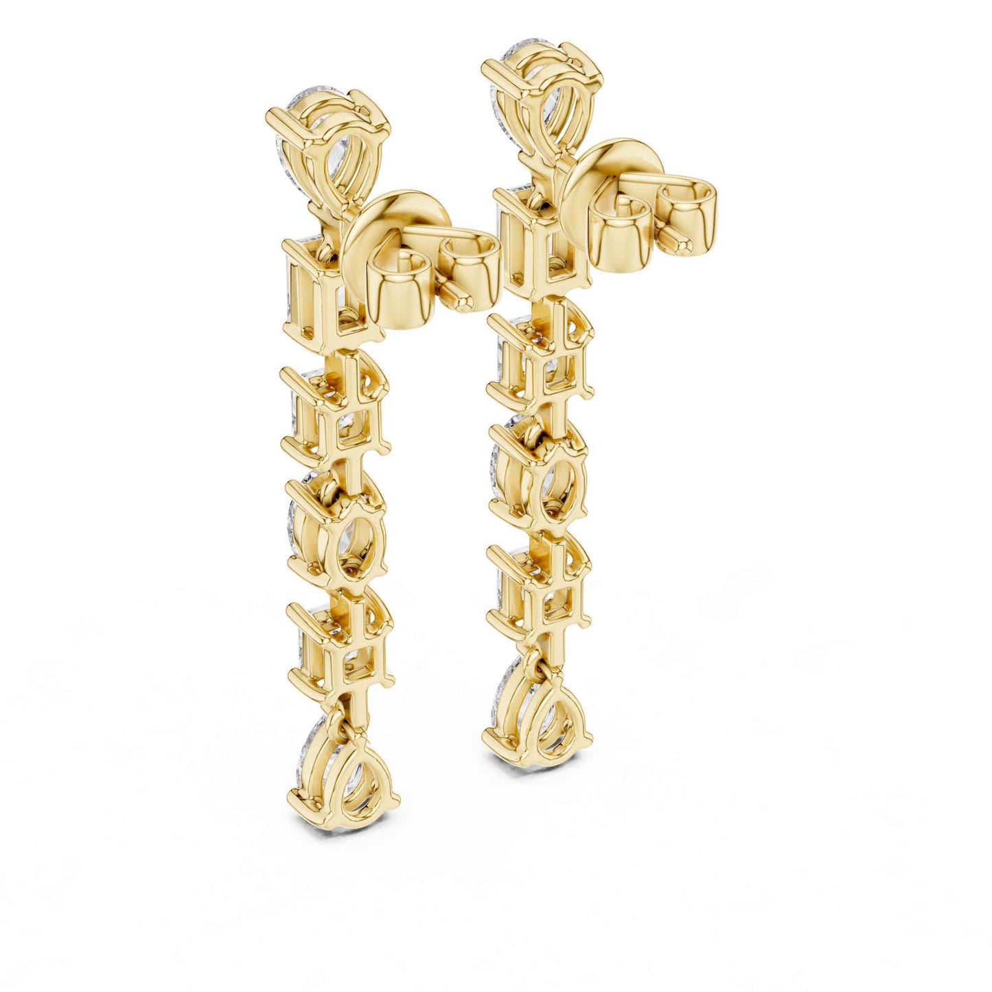 Celeste Multi-Shape Lab Grown Diamond Drop & Dangle Earrings