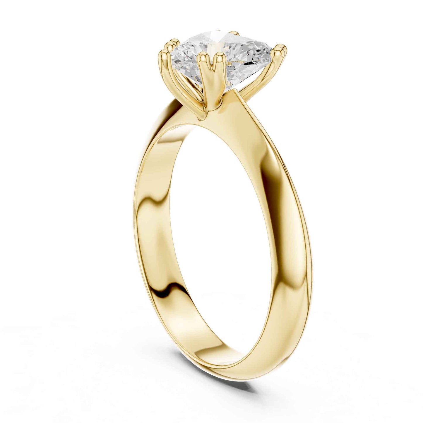 1.5 Carat Heart-Shaped Diamond Solitaire Engagement Ring