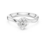 0.50 Carat Round Lab Grown Diamond Solitaire Engagement Ring