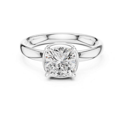 1.5 Carat Cushion Cut Diamond Engagement Ring with Classic Four-Prong