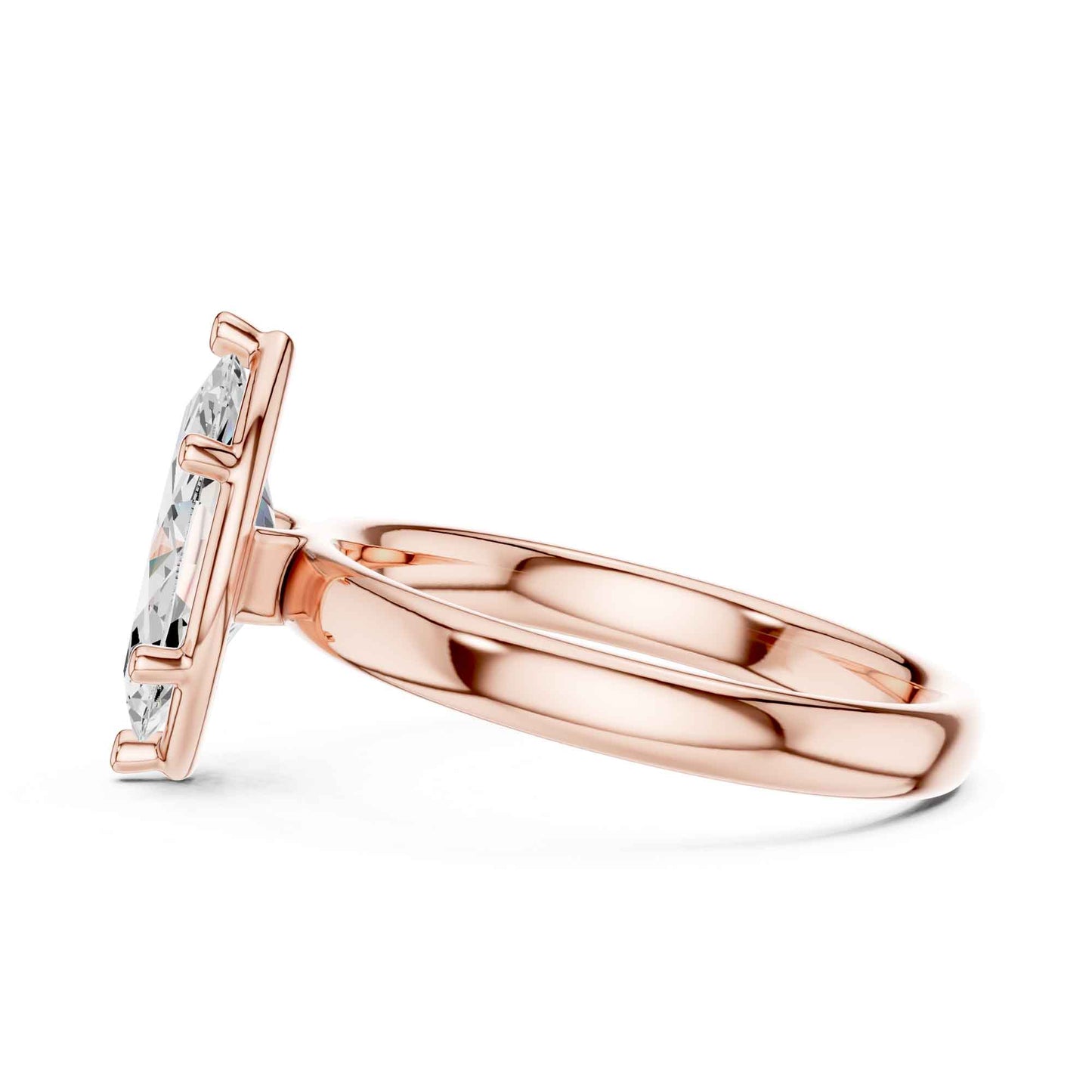 1.5 Carat Marquise Cut Solitaire Diamond Engagement Ring