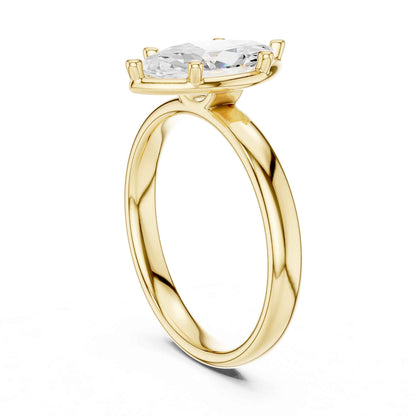 1.5 Carat Marquise Cut Solitaire Diamond Engagement Ring