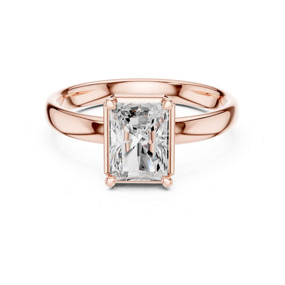 1.5 Carat Radiant Cut Diamond Solitaire Engagement Ring