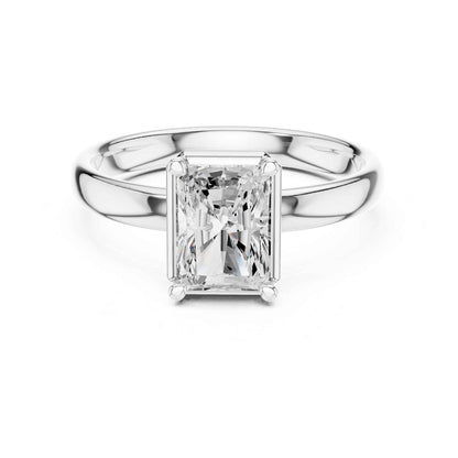1.5 Carat Radiant Cut Diamond Solitaire Engagement Ring
