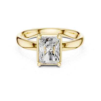 1.5 Carat Radiant Cut Diamond Solitaire Engagement Ring