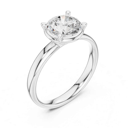 1.5 Carat Round Cut Solitaire Diamond Engagement Ring