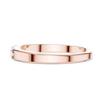 Premium Three Stone Lab Grown Diamond Band