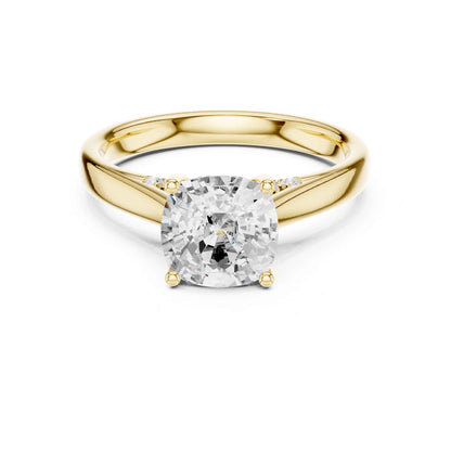2 Carat Cushion Cut Lab Grown Diamond Engagement Ring
