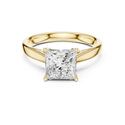 2 Carat Princess Cut Lab Grown Diamond Engagement Ring