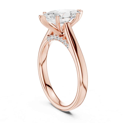 2 Carat Marquise Cut Lab Grown Diamond Engagement Ring