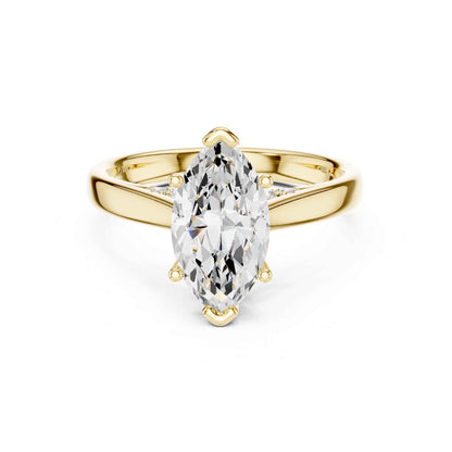 2 Carat Marquise Cut Lab Grown Diamond Engagement Ring