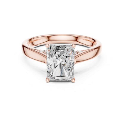 2 Carat Radiant Cut Lab Grown Diamond Engagement Ring