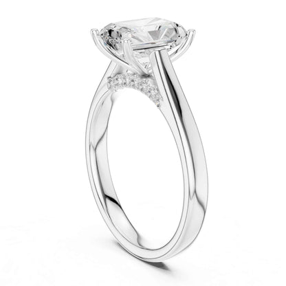 2 Carat Radiant Cut Lab Grown Diamond Engagement Ring