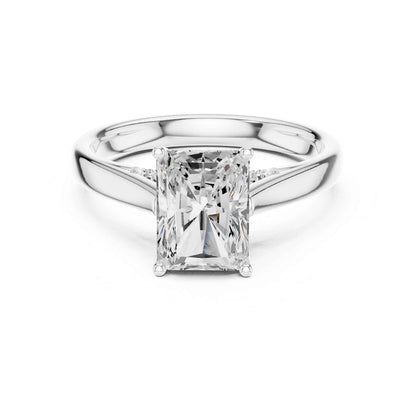 2 Carat Radiant Cut Lab Grown Diamond Engagement Ring