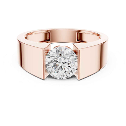 1.5 Carat Bold Round-Cut Diamond Statement Ring