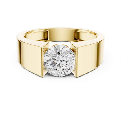 1.5 Carat Bold Round-Cut Diamond Statement Ring
