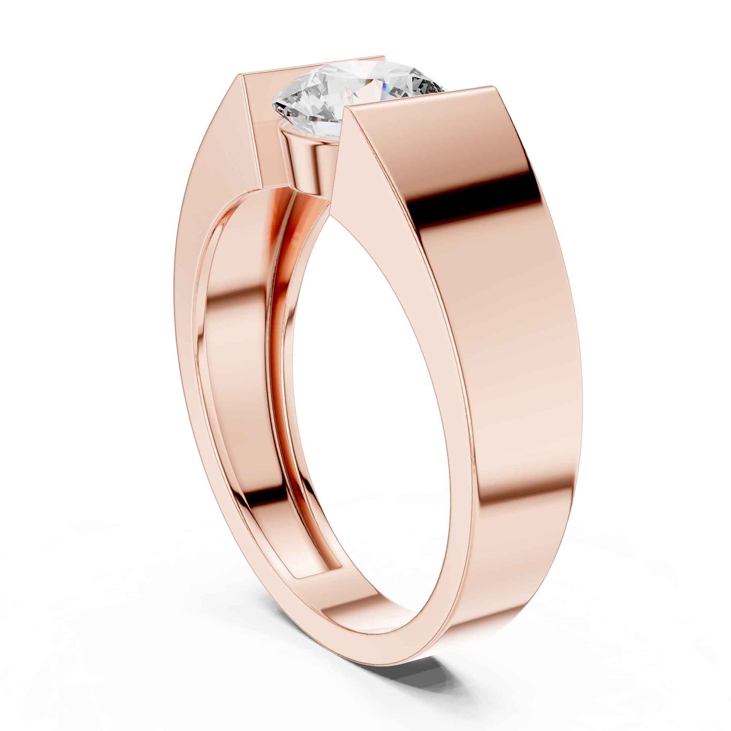 1.5 Carat Bold Round-Cut Diamond Statement Ring