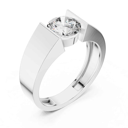 1.5 Carat Bold Round-Cut Diamond Statement Ring