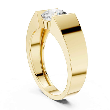 1.5 Carat Bold Round-Cut Diamond Statement Ring