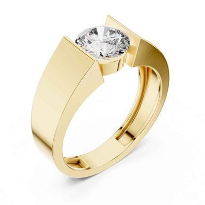 1.5 Carat Bold Round-Cut Diamond Statement Ring