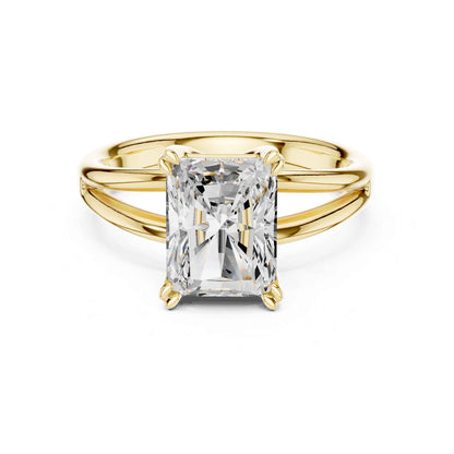 2 Carat radiant cut diamond engagement ring
