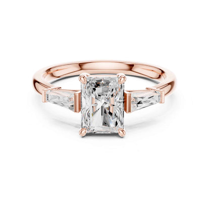 1.5 Carat Radiant Cut Lab Grown Diamond Engagement Ring