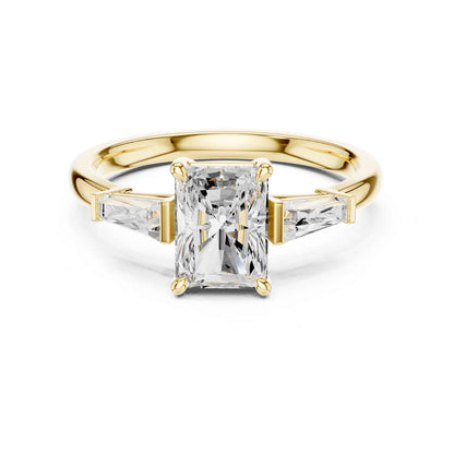 1.5 Carat Radiant Cut Lab Grown Diamond Engagement Ring