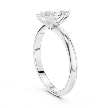 1 Carat Marquise Cut Lab Grown Diamond Solitaire Engagement Ring