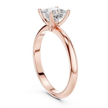 1 Carat Princess Cut Lab Grown Diamond Solitaire Engagement Ring