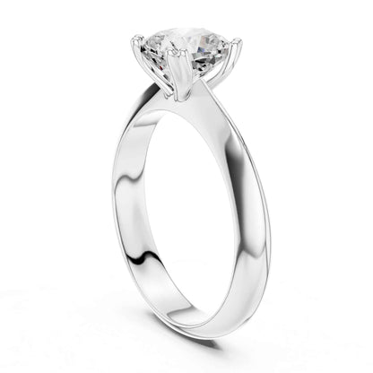 1.5 Carat Cushion Cut Lab Grown Diamond Solitaire Engagement Ring