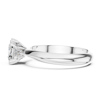 1.5 Carat Cushion Cut Lab Grown Diamond Solitaire Engagement Ring
