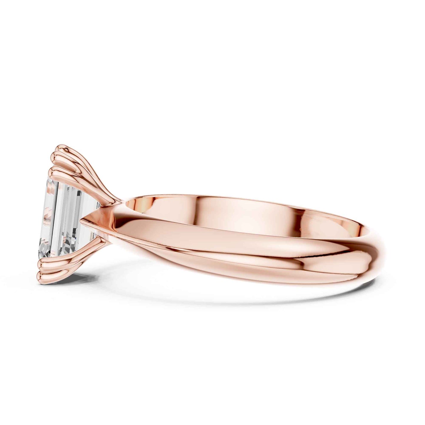 1.5 Carat Emerald-Cut Diamond Solitaire Engagement Ring