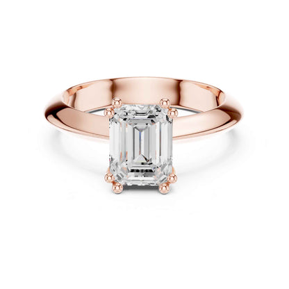 1.5 Carat Emerald-Cut Diamond Solitaire Engagement Ring