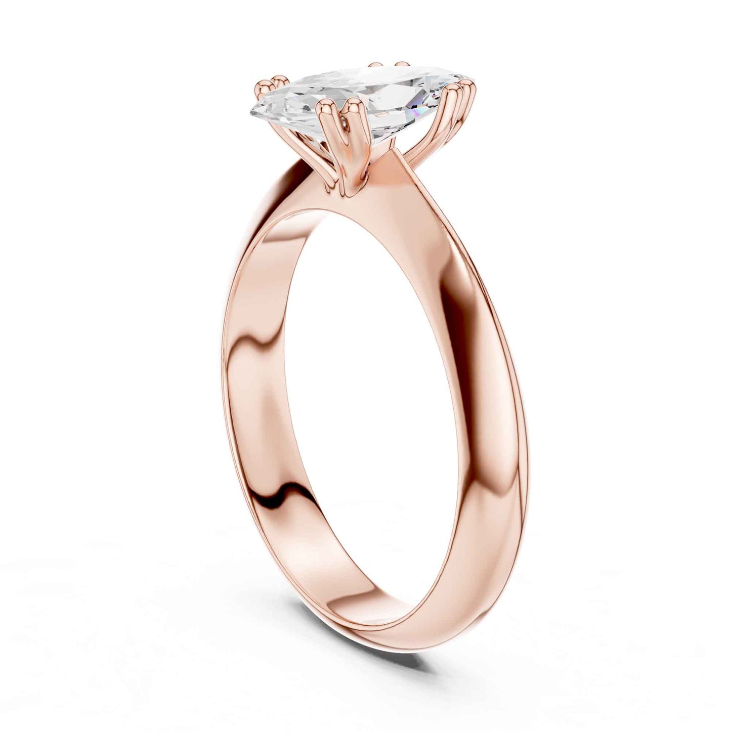 1.5 Carat Marquise Cut Diamond Solitaire Ring