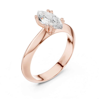 1.5 Carat Marquise Cut Diamond Solitaire Ring