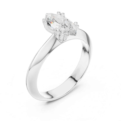 1.5 Carat Marquise Cut Diamond Solitaire Ring