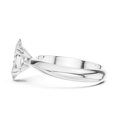 1.5 Carat Marquise Cut Diamond Solitaire Ring
