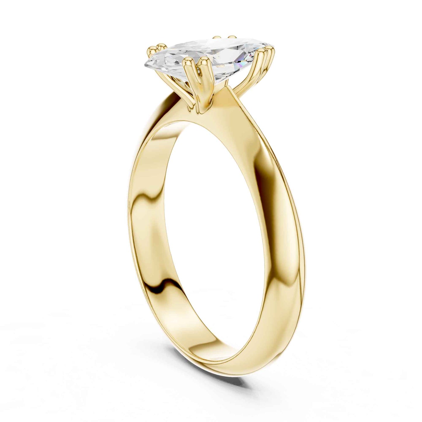 1.5 Carat Marquise Cut Diamond Solitaire Ring