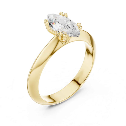 1.5 Carat Marquise Cut Diamond Solitaire Ring