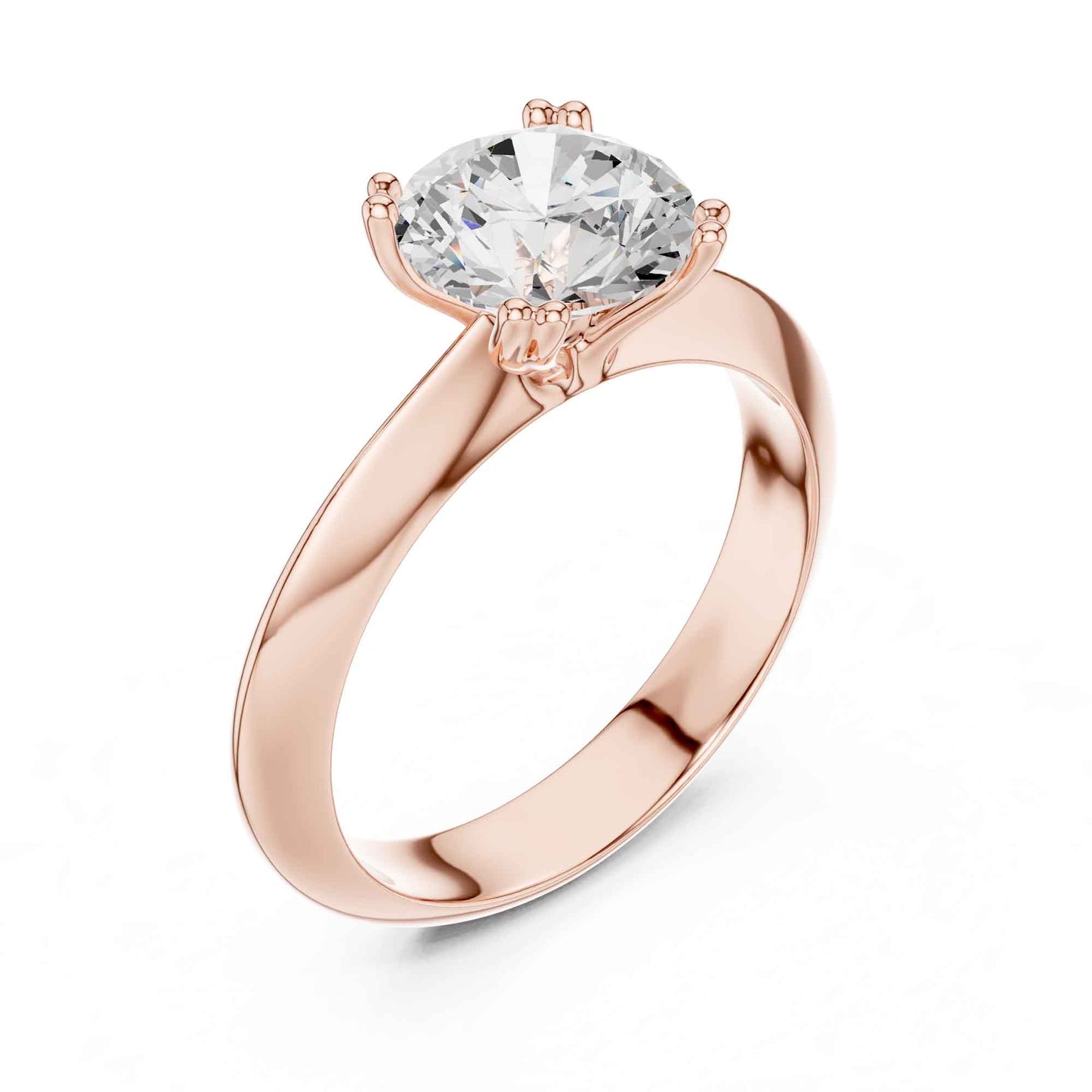 1.5 Carat Elegant Round Cut Diamond Solitaire Ring