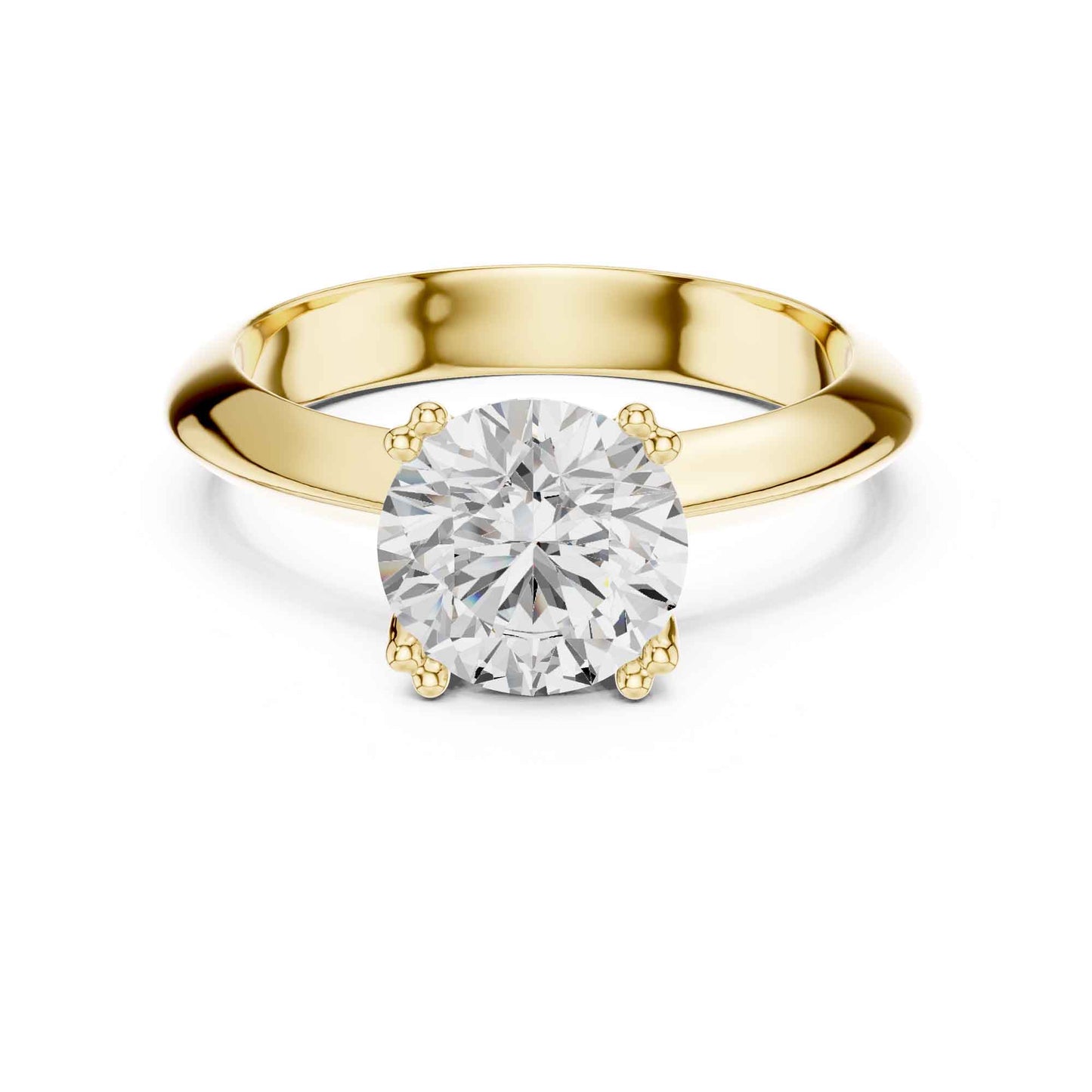 1.5 Carat Elegant Round Cut Diamond Solitaire Ring