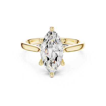 2 Carat Timeless Marquise Cut Lab Grown Diamond Ring for Engagement