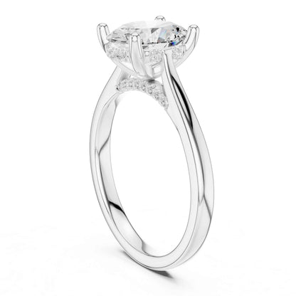 2 Carat Classic Oval Cut Lab Grown Diamond Engagement Ring
