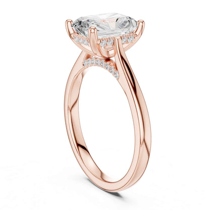 2 Carat Radiant Cut Lab Grown Diamond Engagement Ring