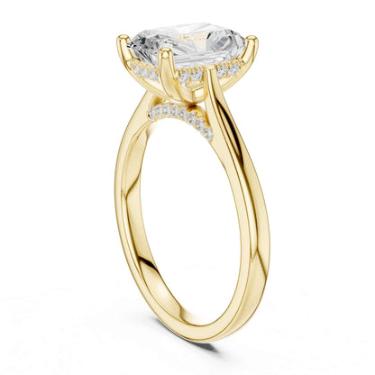 2 Carat Radiant Cut Lab Grown Diamond Engagement Ring