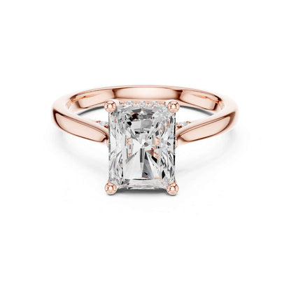 2 Carat Radiant Cut Lab Grown Diamond Engagement Ring