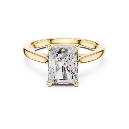2 Carat Radiant Cut Lab Grown Diamond Engagement Ring