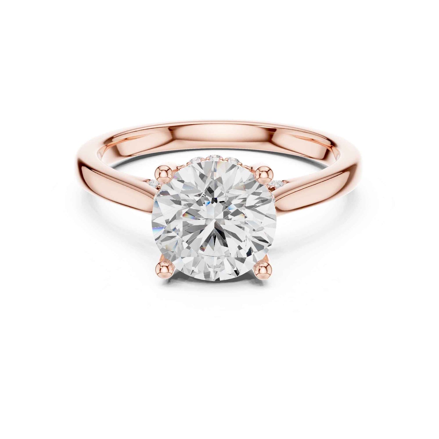 2 Carat Round Brilliant Lab Grown Diamond Engagement Ring