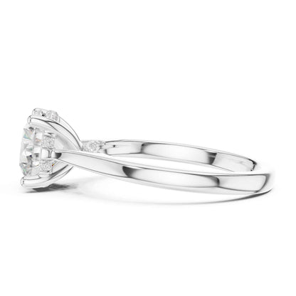 2 Carat Round Brilliant Lab Grown Diamond Engagement Ring