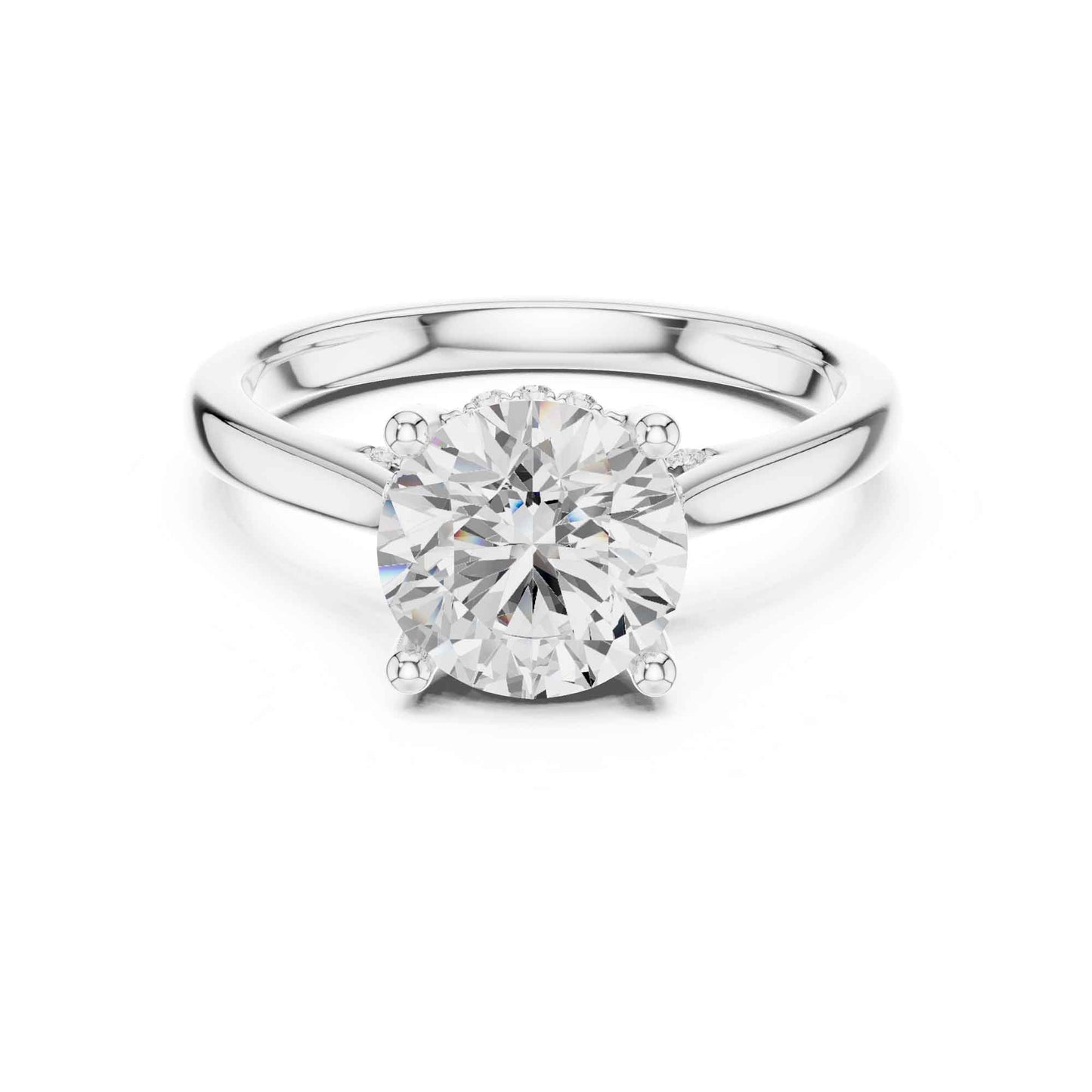 2 Carat Round Brilliant Lab Grown Diamond Engagement Ring